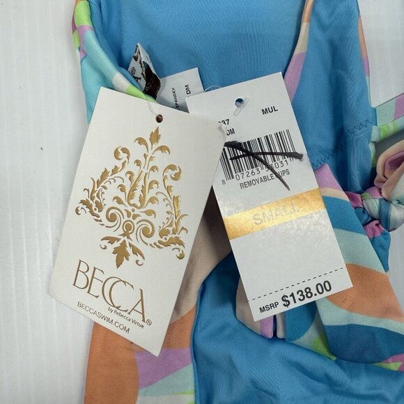 Becca by Rebecca Virtue One-piece Swimsuit Women's All That Glitter Size Small - Picture 9 of 9